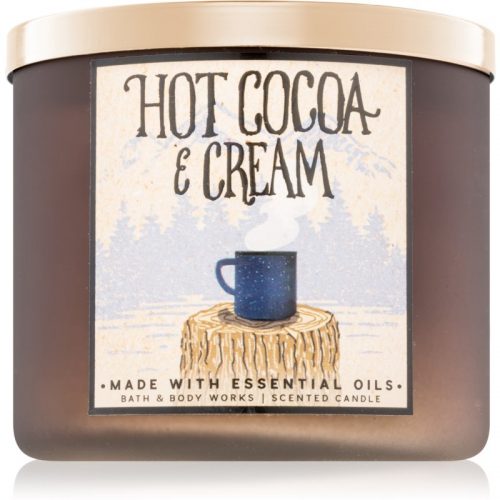 Bath & Body Works Hot Cocoa & Cream świeczka zapachowa II. 411 g