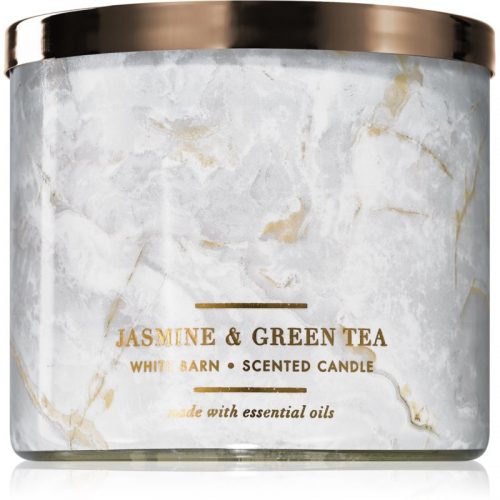 Bath & Body Works Jasmine & Green Tea świeczka zapachowa 411 g