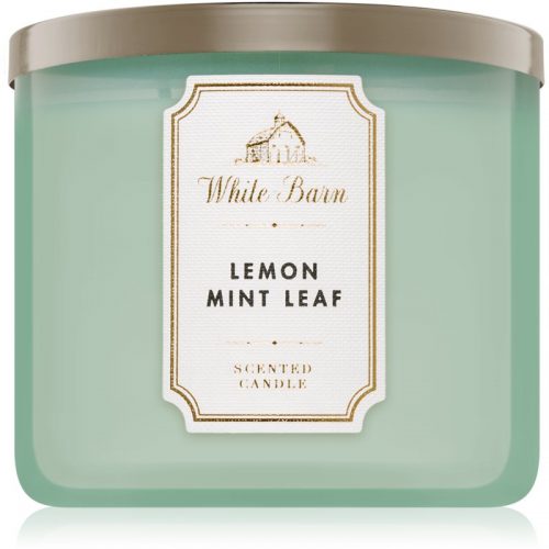 Bath & Body Works Lemon Mint Leaf świeczka zapachowa 411 g