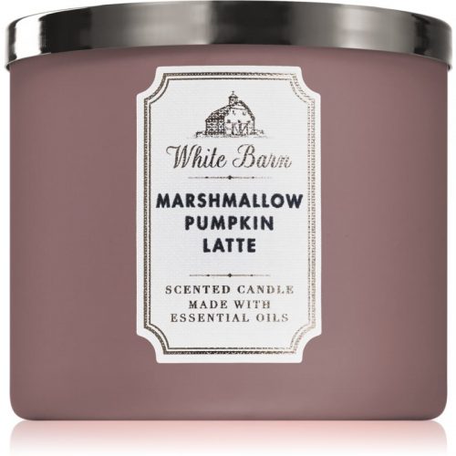 Bath & Body Works Marshmallow Pumpkin Latte świeczka zapachowa 411 g
