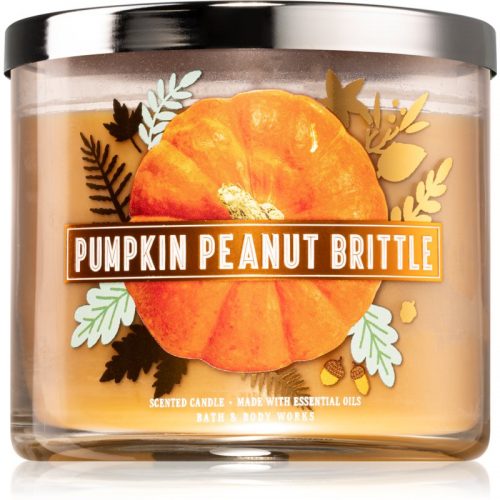 Bath & Body Works Pumpkin Peanut Brittle świeczka zapachowa 411 g