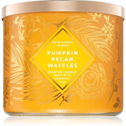 Bath & Body Works Pumpkin Pecan Waffles świeczka zapachowa III. 411 g
