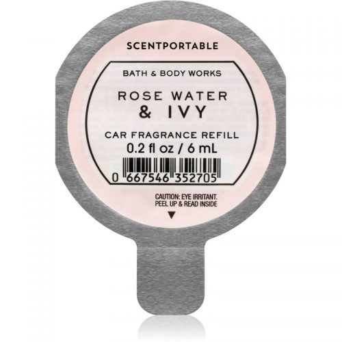 Bath & Body Works Rose Water & Ivy odświeżacz do samochodu napełnienie 6 ml