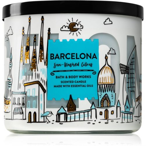 Bath & Body Works Sun-Washed Citrus świeczka zapachowa II. (Barcelona) 411 g
