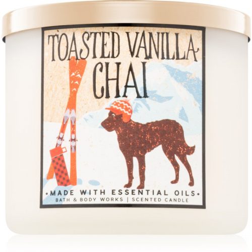 Bath & Body Works Toasted Vanilla Chai świeczka zapachowa 411 g
