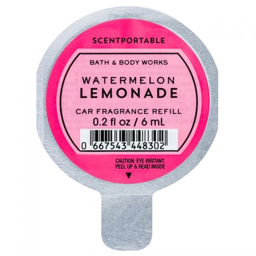 Bath & Body Works Watermelon Lemonade odświeżacz do samochodu napełnienie 6 ml