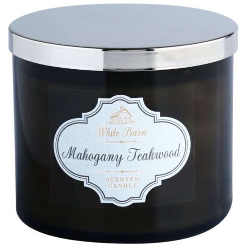 Bath & Body Works White Barn Mahogany Teakwood świeczka zapachowa 411 g