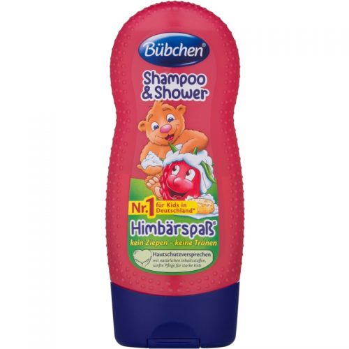 Bübchen Kids szampon i żel pod prysznic 2 w 1 Himbeere 230 ml