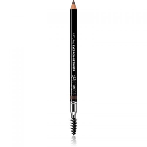 Benecos Natural Beauty dwustronna kredka do oczu ze szczotką odcień Brown 1,13 g