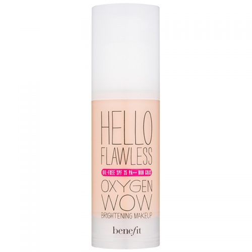 Benefit Hello Flawless Oxygen Wow podkład w płynie SPF 25 odcień Champagne “Cheers to Me” 30 ml
