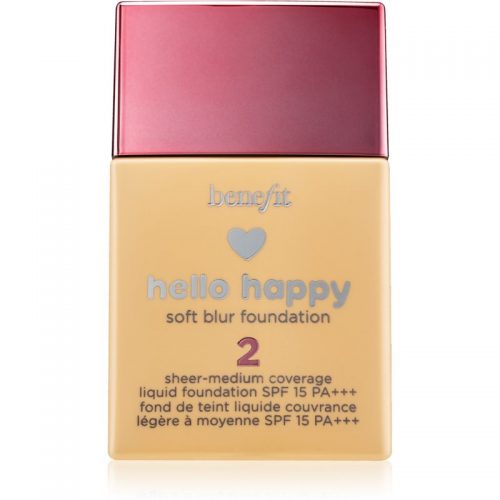 Benefit Hello Happy podkład w płynie SPF 15 odcień 02 30 ml