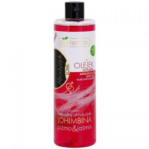 Bielenda Aphrodisiac Love Yohimbine, Musk & Jasmin olejek do kąpieli z olejkami eterycznymi 400 ml