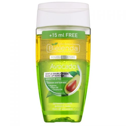 Bielenda Avocado delikatny dwufazowy plyn do demakijażu do wrażliwych oczu 140 ml