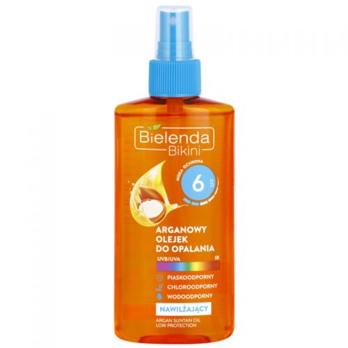 Bielenda Bikini Argan Oil olejek ochronny do opalania w sprayu SPF 6 150 ml