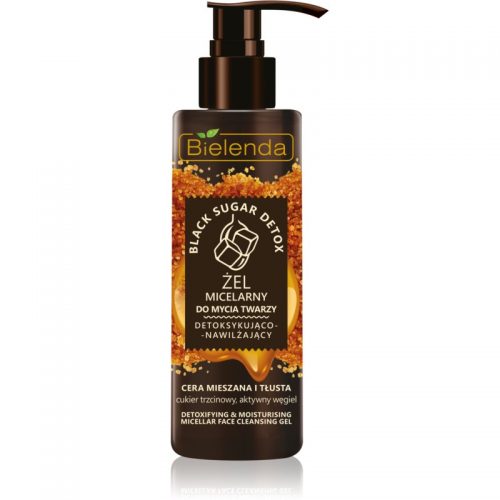 Bielenda Black Sugar Detox oczyszczający żel micelarny o dzłałaniu nawilżającym 200 g