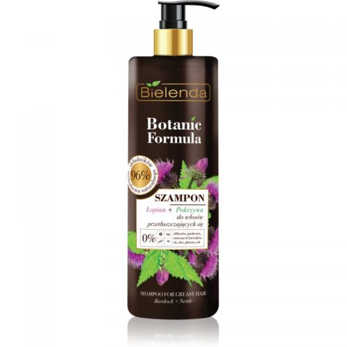 Bielenda Botanic Formula Burdock + Nettle Szampon do włosów przetłuszczających się 400 g