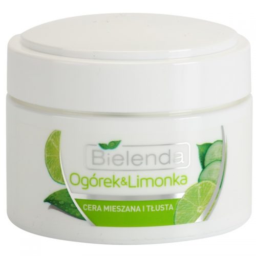Bielenda Cucumber&Lime krem nawilżająco-matujący do skóry tłustej i mieszanej 50 ml