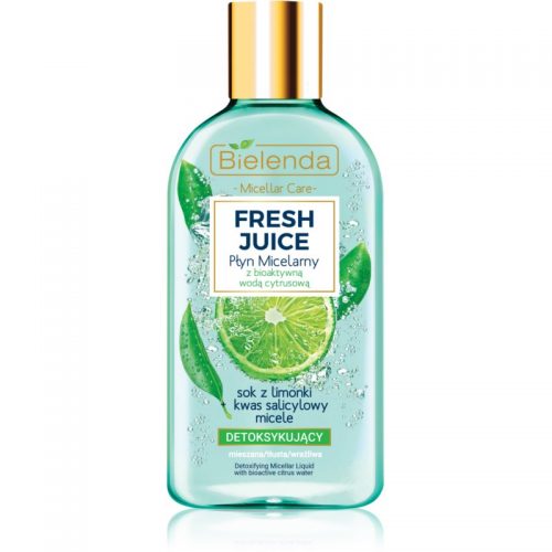 Bielenda Fresh Juice Lime micelarna woda do mieszanej i wrażliwej skóry 500 ml