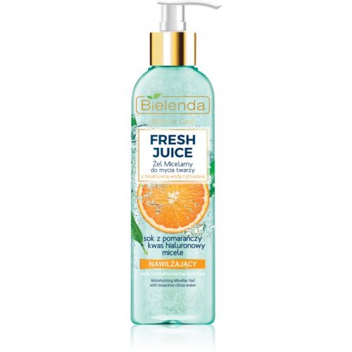 Bielenda Fresh Juice Orange oczyszczający żel micelarny o dzłałaniu nawilżającym 190 g