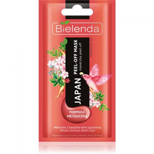 Bielenda Japan Peel-Off maseczka kojąca i regenerująca 8 g