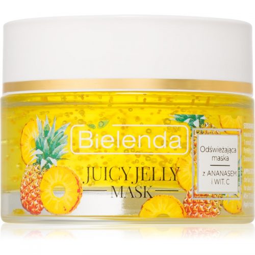 Bielenda Juicy Jelly Pineapple & Vitamine C maseczka odświeżająca do cery zmęczonej 50 g