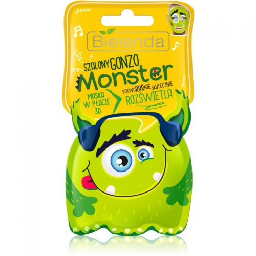 Bielenda Monster maska rozświetlająca w płacie 3D 1 szt.