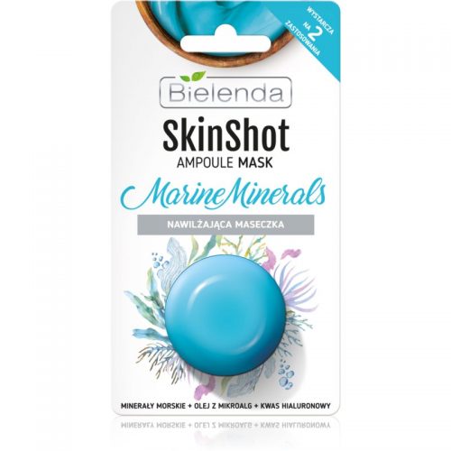 Bielenda Skin Shot Marine Minerals maseczka nawilżająca do twarzy 8 g