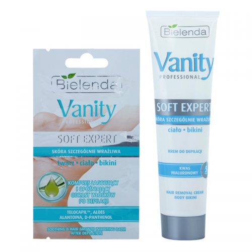 Bielenda Vanity Soft Expert Krem do depilacji ciała o dzłałaniu nawilżającym 100 ml