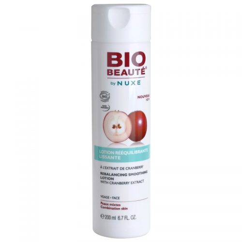 Bio Beauté by Nuxe Rebalancing wyrównujący i wygładzający płyn do twarzy z ekstraktem z żurawiny 200 ml