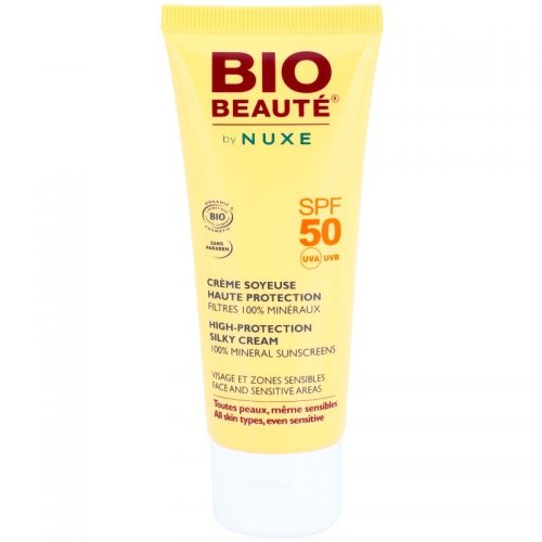Bio Beauté by Nuxe Sun Care mineralny krem ochronny z filtrem do cery wrażliwej SPF 50 50 ml