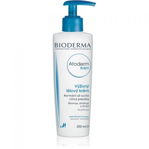 Bioderma Atoderm odżywczy krem do ciała dla normalnej i suchej skóry wrażliwej nieperfumowane 200 ml