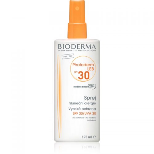 Bioderma Photoderm LEB spary do opalania do skóry wrażliwej na słońce SPF 30 125 ml