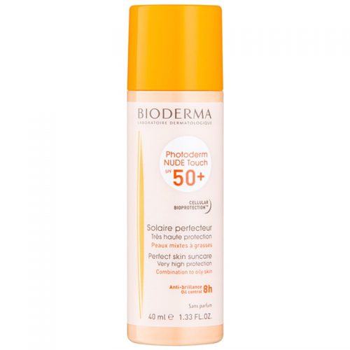 Bioderma Photoderm Nude Touch ochronny podkład mineralny z efektem nude SPF50 SPF 50+ odcień Natural 40 ml