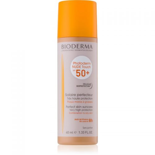 Bioderma Photoderm Nude Touch ochronny podkład mineralny z efektem nude SPF50 SPF 50+ odcień Golden 40 ml