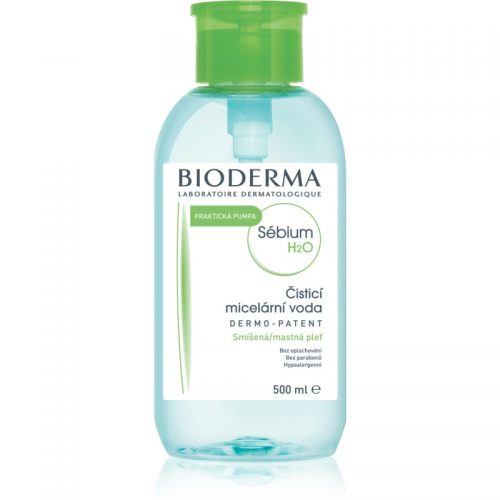 Bioderma Sébium H2O woda miceralna do mieszanej i tłustej skóry z dozownikiem 500 ml