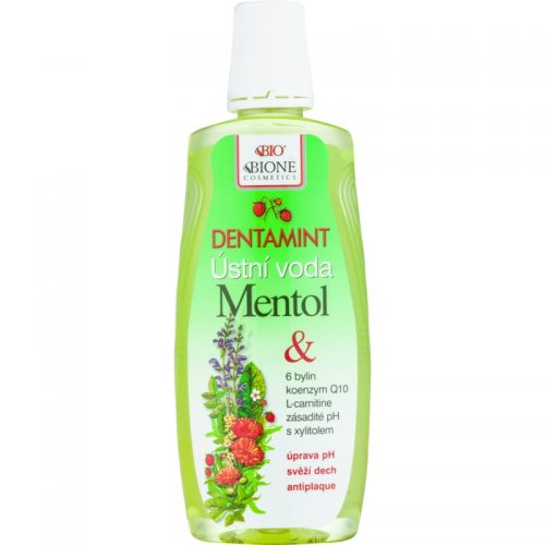 Bione Cosmetics Dentamint płyn do płukania jamy ustnej mentol 500 ml
