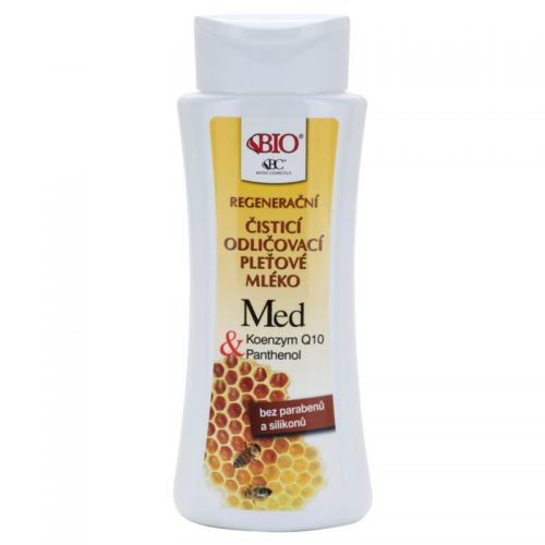 Bione Cosmetics Honey + Q10 regenerujące mleczko oczyszczające 255 ml