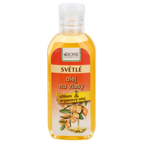 Bione Cosmetics Keratin Argan olejek do włosów jasnych 80 ml