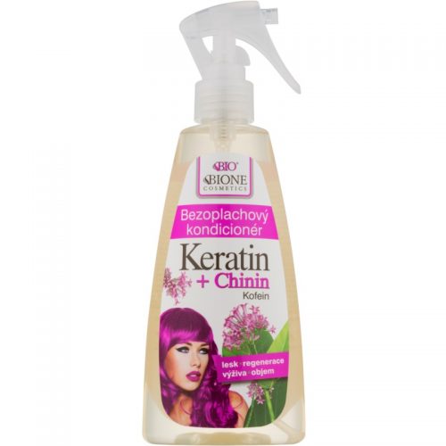 Bione Cosmetics Keratin + Chinin odżywka bez spłukiwania 260 ml