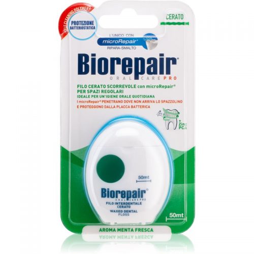 Biorepair Oral Care woskowana nić dentystyczna 40 m