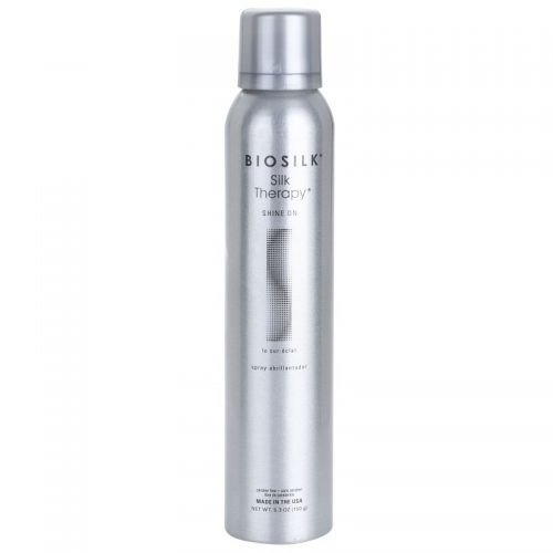Biosilk SilkTherapy Shine On spray stylizujący do nabłyszczania i zmiękczania włosów 150 g