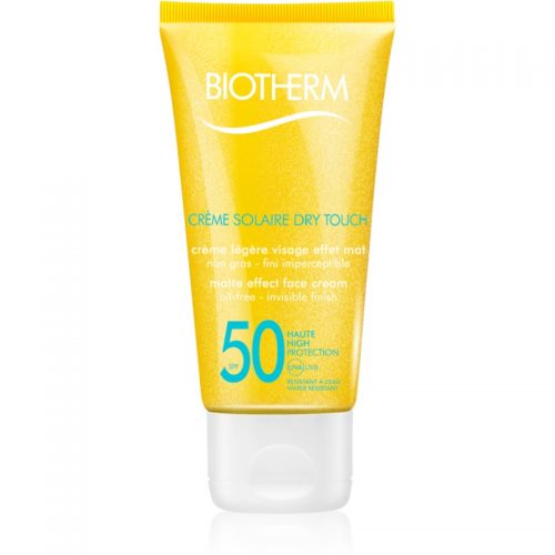 Biotherm Crème Solaire Dry Touch krem matujący do opalania twarzy SPF 50 50 ml