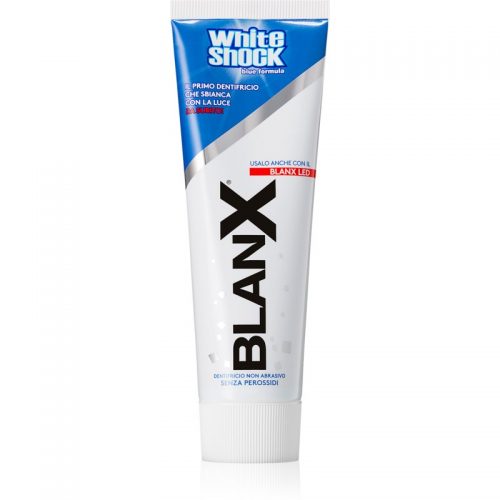 BlanX White Shock wybielająca pasta do zębów dla olśniewającego uśmiechu 75 ml
