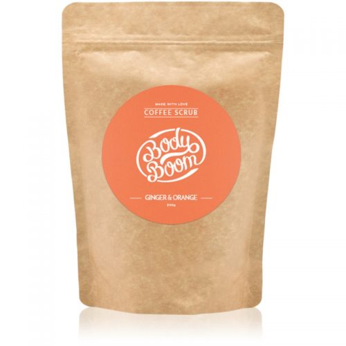 BodyBoom Ginger & Orange kawowy peeling do ciała 200 g