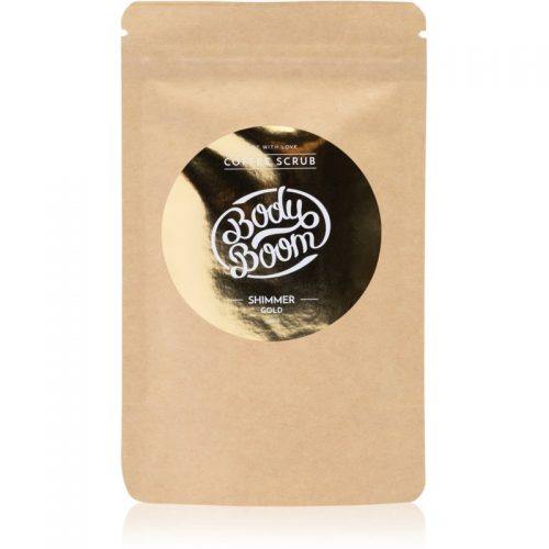 BodyBoom Shimmer Gold kawowy peeling do ciała 100 g
