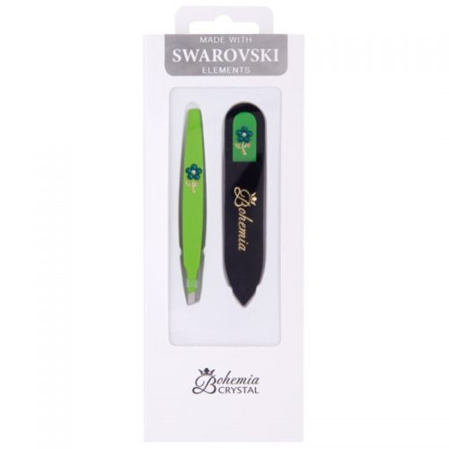 Bohemia Crystal Bohemia Swarovski Nail File and Tweezers zestaw kosmetyków IV. dla kobiet