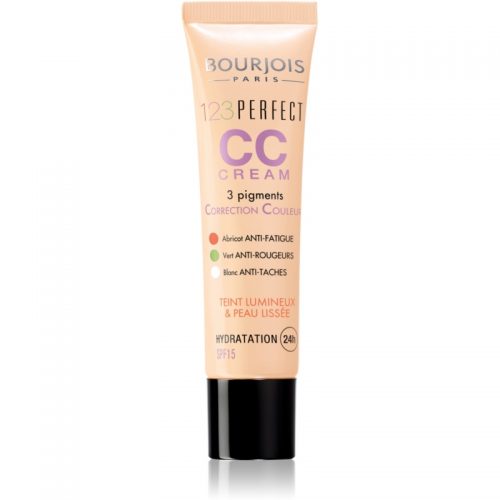 Bourjois 123 Perfect krem CC dla natychmiastowego nieskazitelnego wyglądu odcień Hale Bronze 34 SPF 15 30 ml