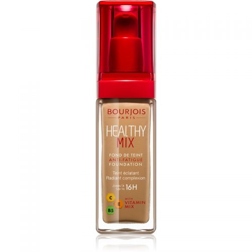 Bourjois Healthy Mix rozświetlający podkład nawilżający 16 godz. odcień 55 Dark beige 30 ml