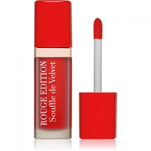 Bourjois Rouge Edition Souffle de Velvet szminka w płynie odcień 02 Coquelic`oh! 7,7 ml