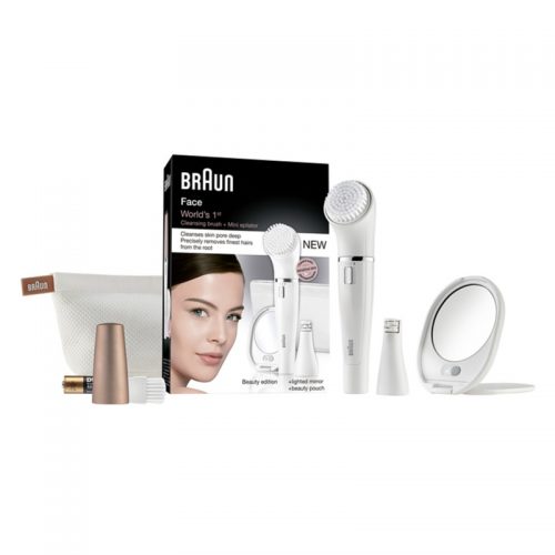 Braun Face 831 depilator z nasadką oczyszczającą do twarzy
